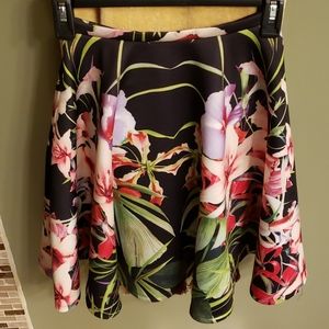 Ted Baker Hotley Tropics A-Line Floral Skirt